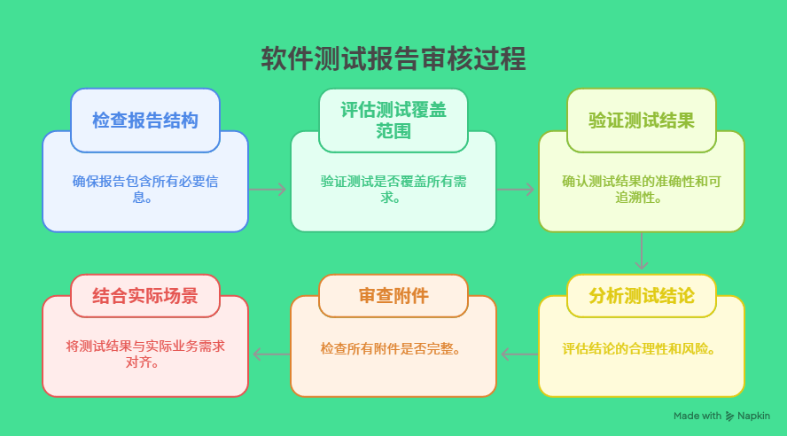 軟件測試報告審核